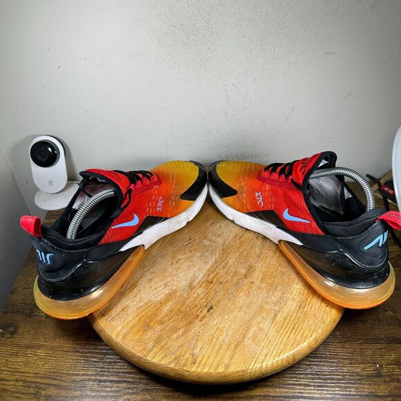 Nike Air Max 270 Sunset 2022 Men's Size 10 University Red Gold Shoe DQ7625-600 - Picture 5 of 9